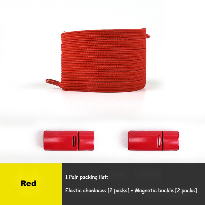 Magnetic Lock Laces without ties Sneakers for Shoelaces Elastic No Tie Shoe laces Kids Adult Quick Shoe lace Rubber Bands