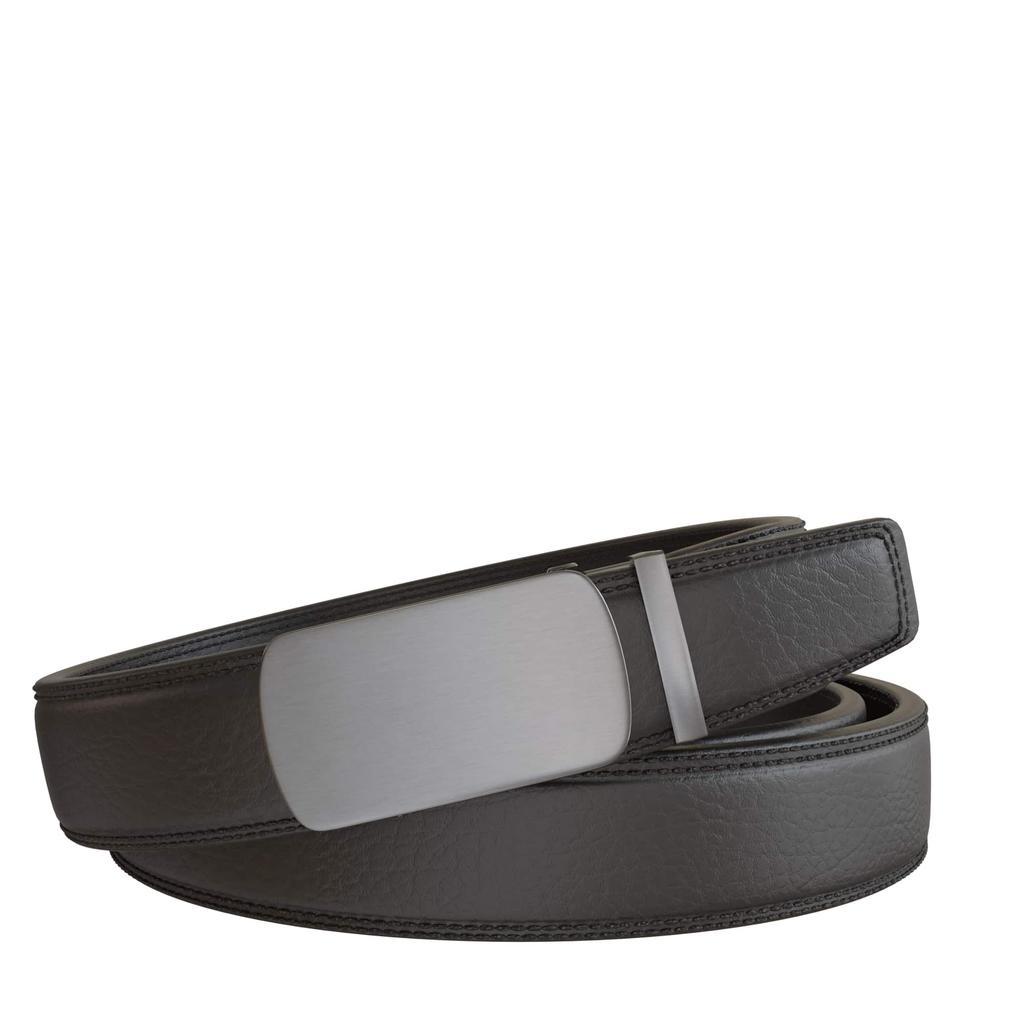 Moderner Herren Leder Automatikgürtel XXL