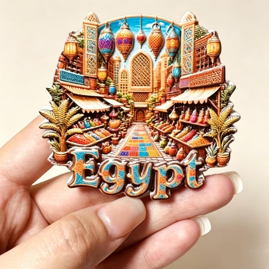 Egypt 3D Fridge Magnets Stickers Tourism Souvenir Refrigerator Magnets Sticker Home Kitchen Decor