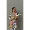Multicolor Flower Printed Kurti Palazzo Set Indian Women Casual Wear Kurta Set