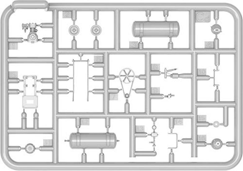 Miniart French Gas Station Plastic Model MA35616 1/35 1930s-1940s