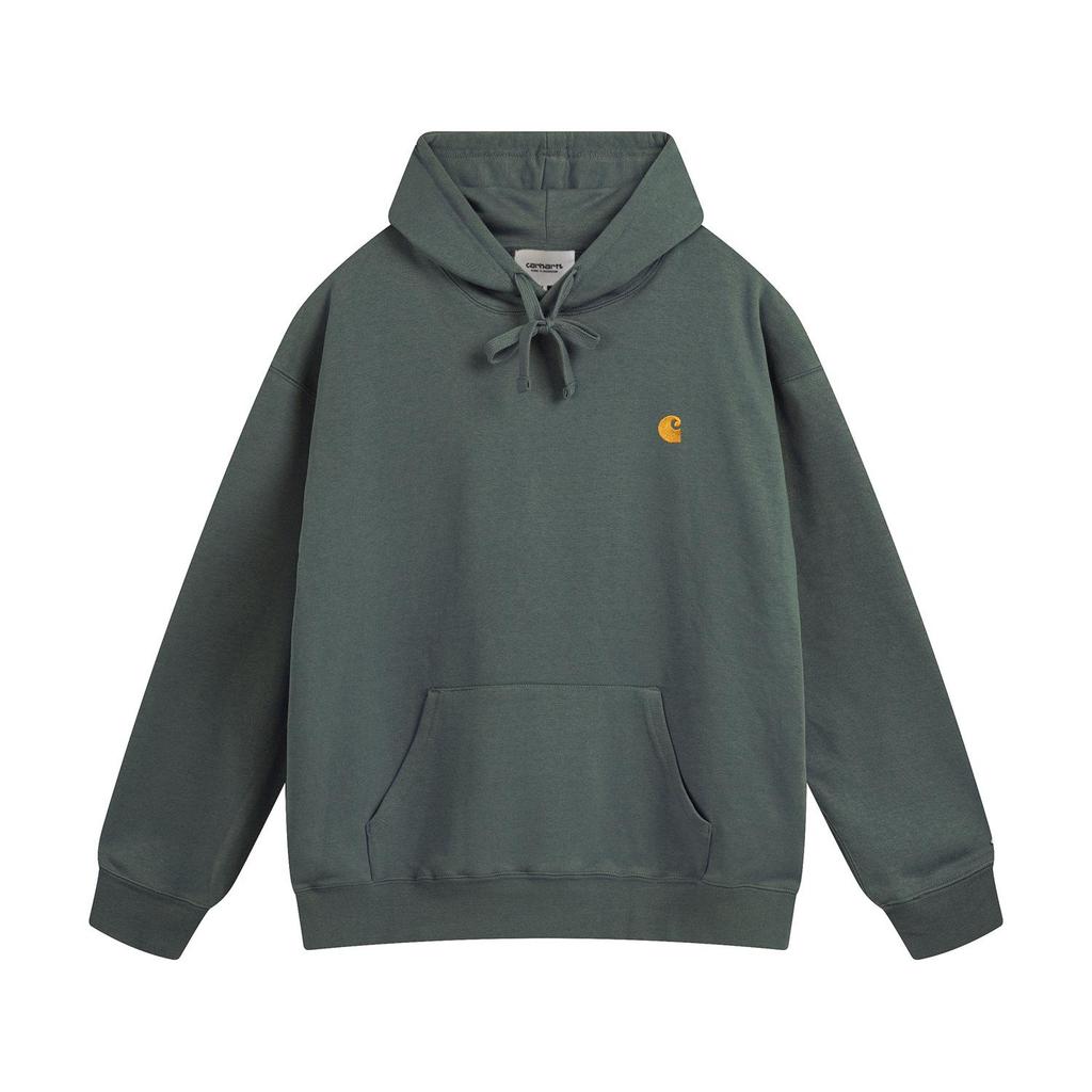 WIP Pánská klasická mikina s kapucí a vyšívaným logem Trendy mikina Carhartt