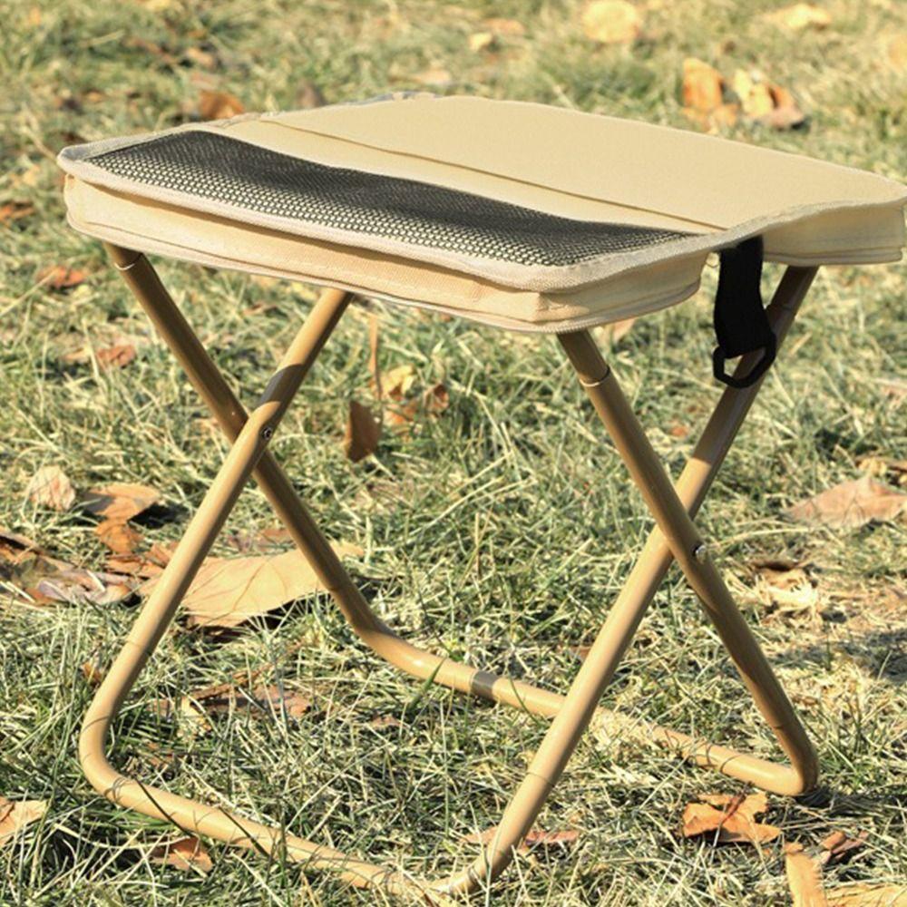 Strong Load-bearing Sports Folding Chair Sturdy Pencil Case Stool Folding Backpack Stool Outdoor