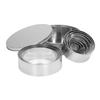 14Pcs Cake Ring Mold Stainless Steel Round Bread Cutter Mold Cooking Accessory for Kitchen