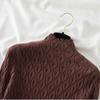 Knitted Sweater Jumper Female Half Turtleneck Sweater Women Knitwear Slim Solid Color Pullover Autumn and Winter Warm Soft Pull