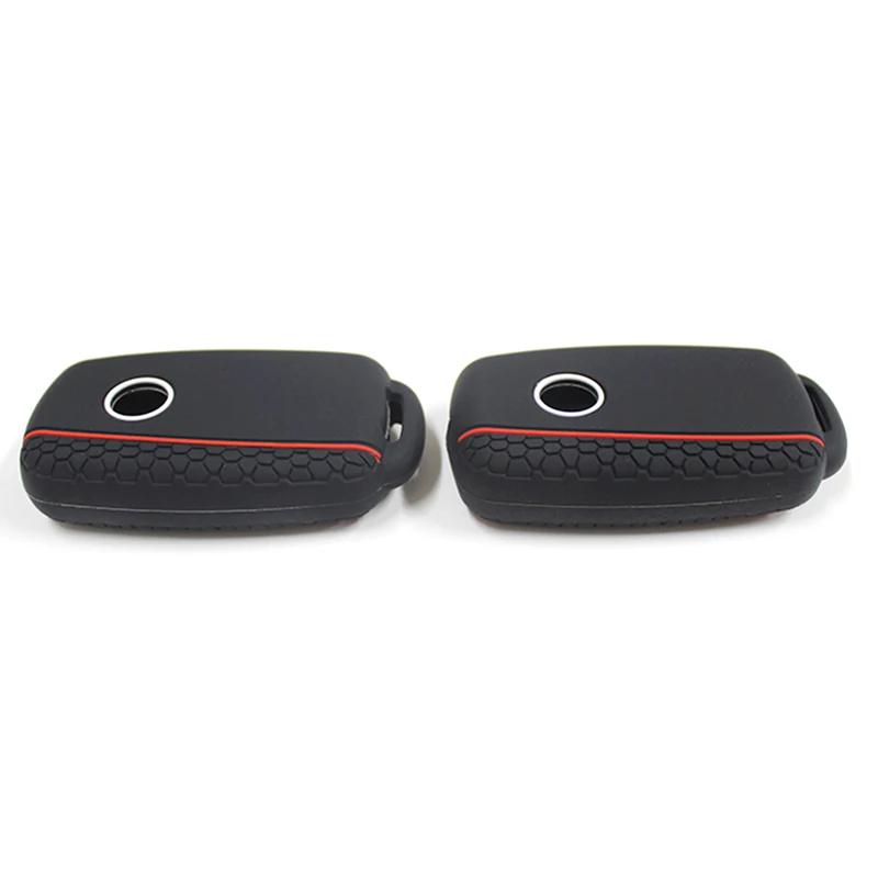Silicone Car Key Fob Case Cover For Volkswagen Sagitar/Polo/Golf/Bora/Tiguan/Touareg/Phaeton/Seat/Skoda Fob Cover