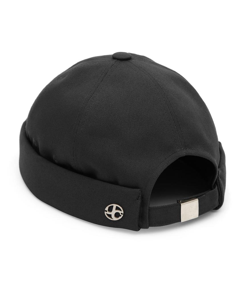 Eondeokeonteulol Four Seasons Big Size Oversized Cotton Adjustable Size Unisex Brimless Watch Cap Uc / Over Fit Brimless / Bk