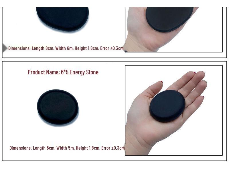 20-Piece Volcanic Massage Stone Set with Essential Oil Warmer & Aluminum Heater