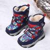 Large cotton shoes children's snow boots autumn and winter new children's piled thickened cotton shoes medium and large children's