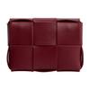 Bottega Veneta Cassette Pillow Bag Minimalist Solid Color Intreccio Weave Lambskin Mini Shoulder Crossbody Bag Women bags Bordeaux-Red 666688VMAY16208