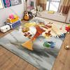 Ukiyo-e style Pokemon theme Carpet New Release! Rug for Living Room Bedroom,Office Areas,Durable Machine Washable Mat great gift