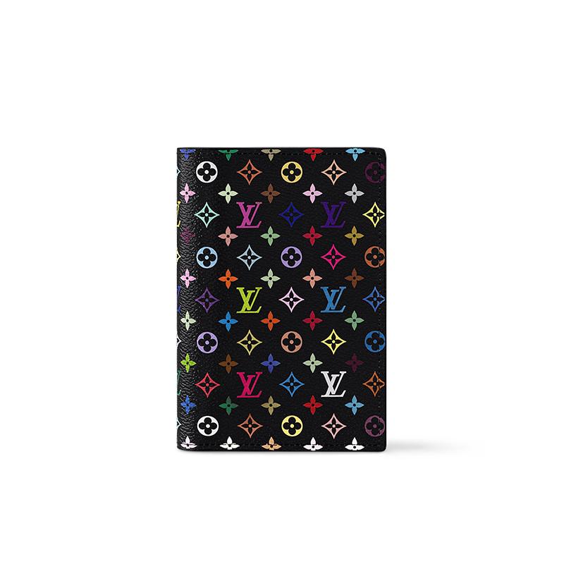 

Louis Vuitton X Takashi Murakami Спільна робота Лист Логотип Клапан Тримач для паспорта Жіночі Аксесуари Чорний M13414 Gift Set(Basic Set+Box+Shopping Bag)
