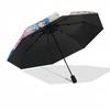 1pc Idol Universe Daon Rock Star Outdoor Umbrella - Automatic Opening/Closing, Portable 3-Fold Design with 8-Bone Iron Frame, Perfect Gift for Fa