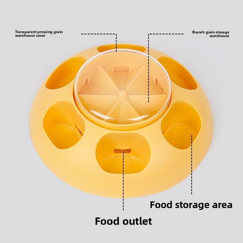 Hunde-Puzzle-Spielzeug Schiebetyp Futterspender Leckend Interaktives Futterspielzeug für kleine mittelgroße Katze Langsam-Futterspender Aufbewahrungsschale