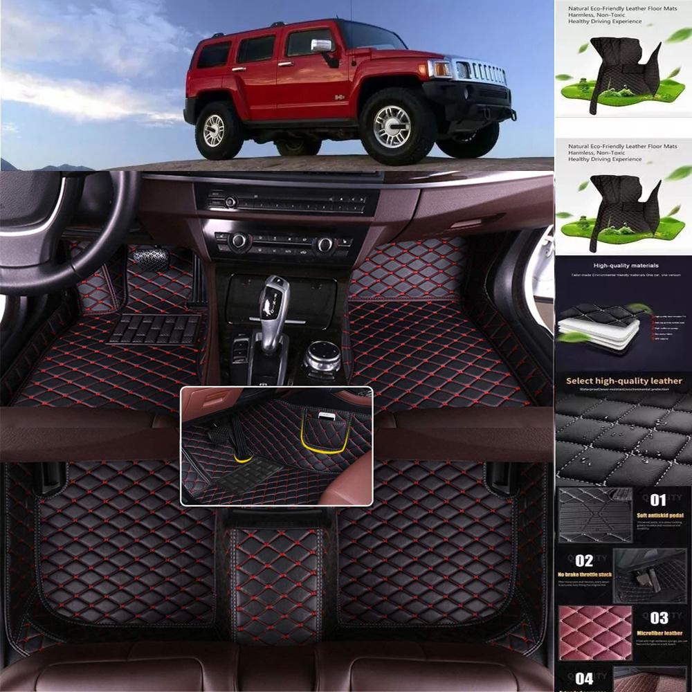 Custom Car Floor Mats For DS7 DS9 DS6 Auto Leather Waterproof Carpets Foot Coche Accessorie Floor Liners