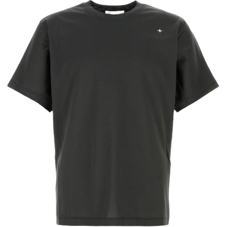 

Stone Island Embroidered Logo Crew Neck Short Sleeve T-Shirt Men Tops 2100031G8-V0062 XL