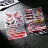 ARA1 For Reflective Motorcycle Stickers, 3M Safety Warning At Night In the Dark Scooter Helmets