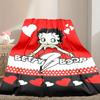 [Betty Boop Blanket] Soft Throw Blanket for Bed Sofa, Holiday Gift Blanket for Women Men Family Friend