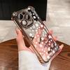 Cute Smile Daisy Flower Print Clear Case for Samsung Galaxy S25 FE S26 Edge S24 S22 S23 S21 Plus Note 20 Ultra Plating TPU Cover