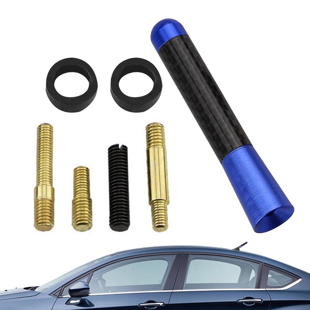 Car Radio Antenna, Car Antenna Replacement | Carbon Fiber Automotive Modified Antenna - 8cm