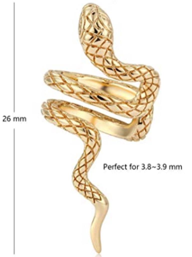 Chic Snake-Shaped Ear Cuff: High-End Retro Design, No Piercing Needed