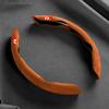2pcs Car Suede Steering Wheel Cover Sweat-absorbin Non-Slip For VW Rline Tiguan Passat  Auto Protector Decoration Accessories ZY2