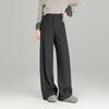 High-end suit wide-leg pants women's winter 1116 new wool high-waisted straight-leg pants popular this year