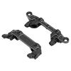RC Bumper Mount Aluminum Alloy Front and Rear Bumper Mount Upgrade Parts for Axial SCX6 1 6 RC Crawler Car Black