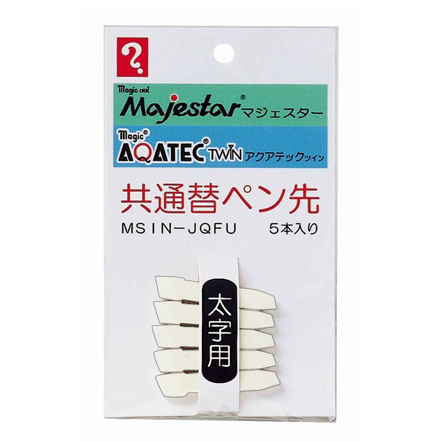 

Magic Majester Aquatech Replacement Nibs Bold 5 Pieces MSIN-JQFU