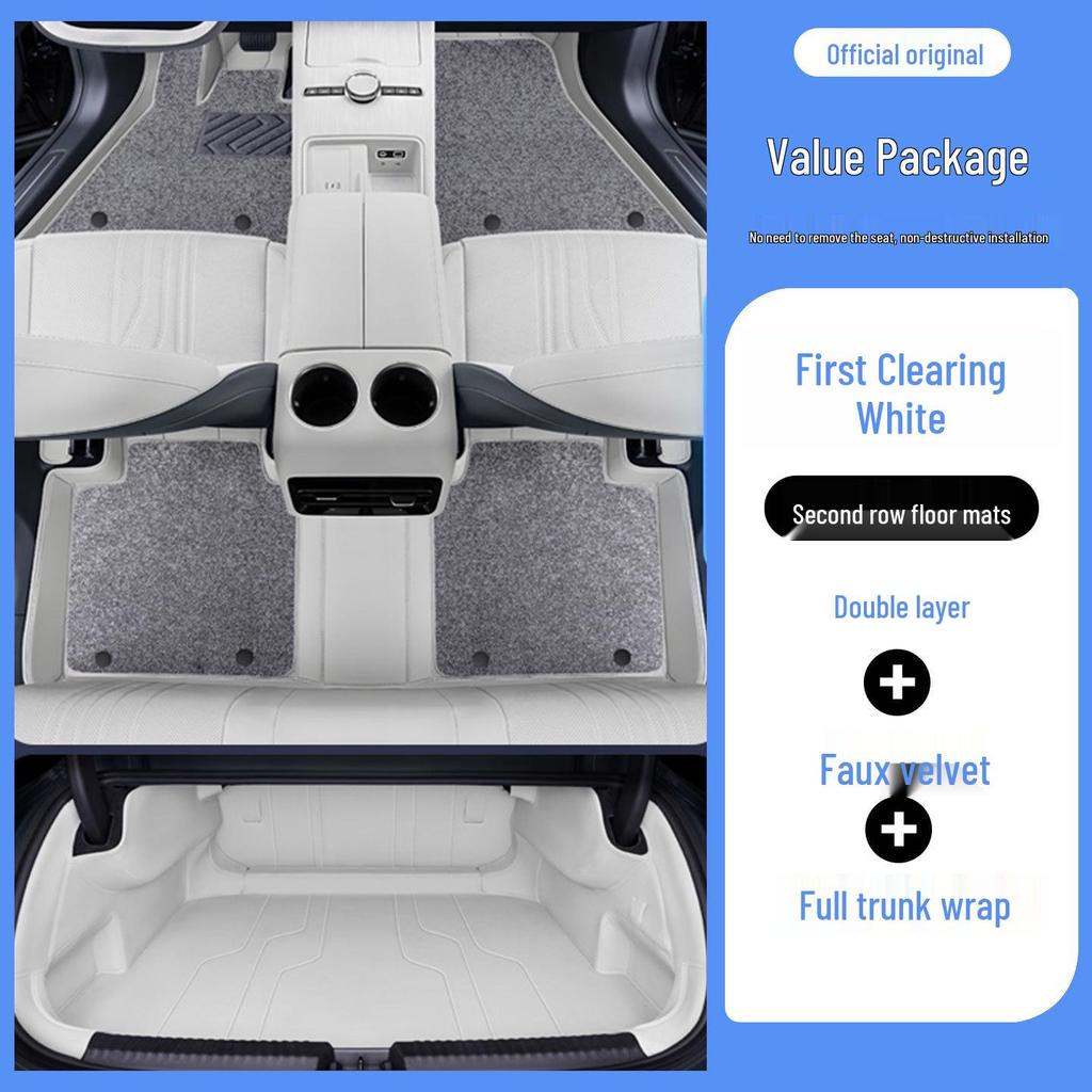 Eco-Friendly Leather Floor Mats for Geely Galaxy E8 – Full Coverage Interior Protection