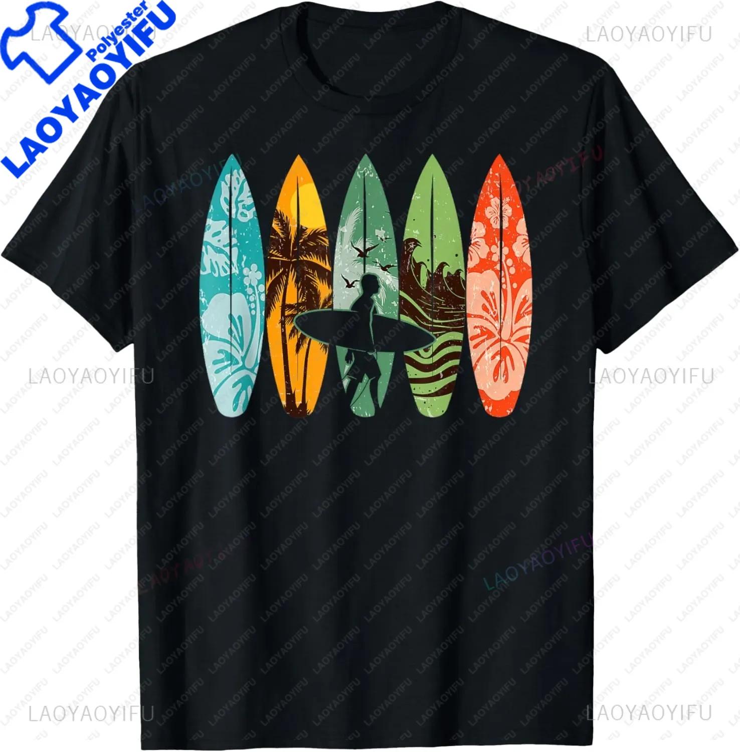 Surfing Apparel Surfer Surf TShirt Unisex Clothing Tops Streetwear Graphic T Shirts Camisetas Vintage T Shirt Ropa Hombre S