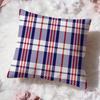 Checkered pattern Cushion Cover Premium Comfort Reversible Pillow Cove Two in One Design for Any Room  Car Interior