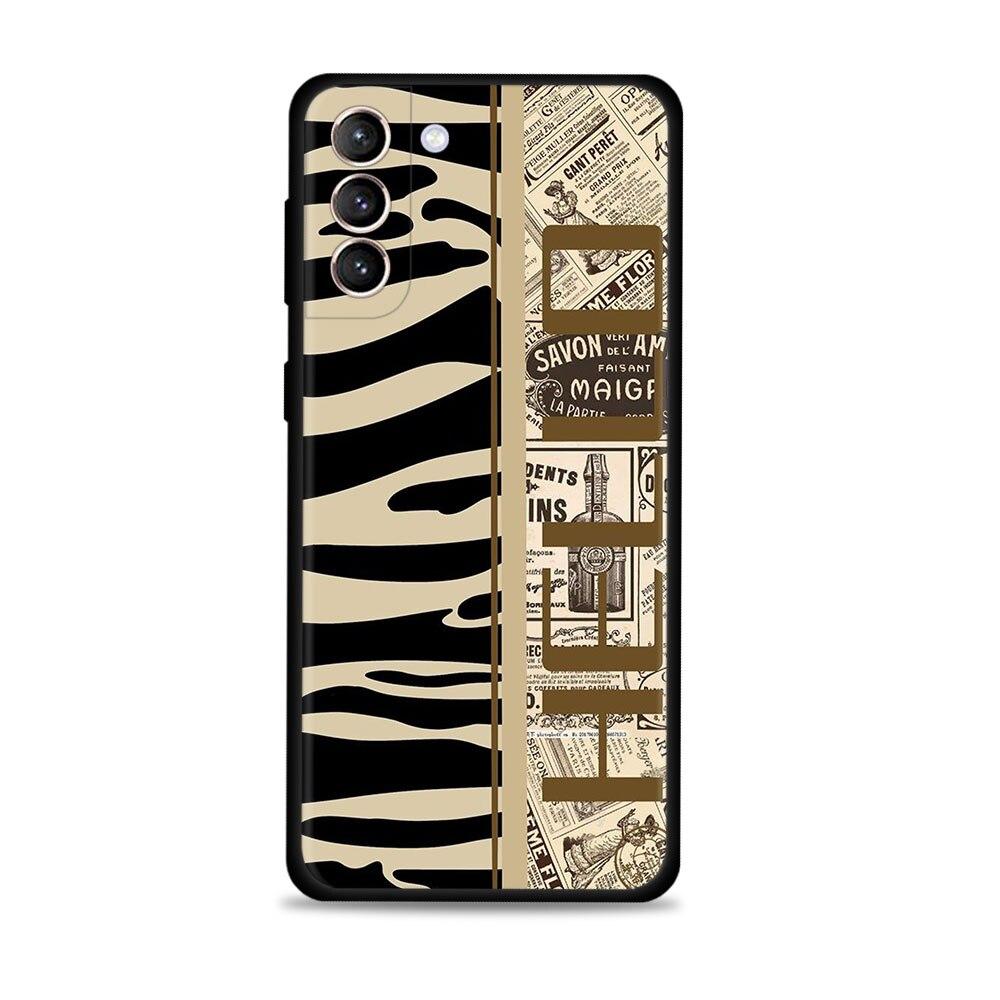 

для Samsung s20 fe Чехол Galaxy s21 ultra s22 s10 s20 s9 s8 plus s22ultra Note 20ultra 10plus Funda Luxury Nice Design Pattern Samsung Note 10 plus