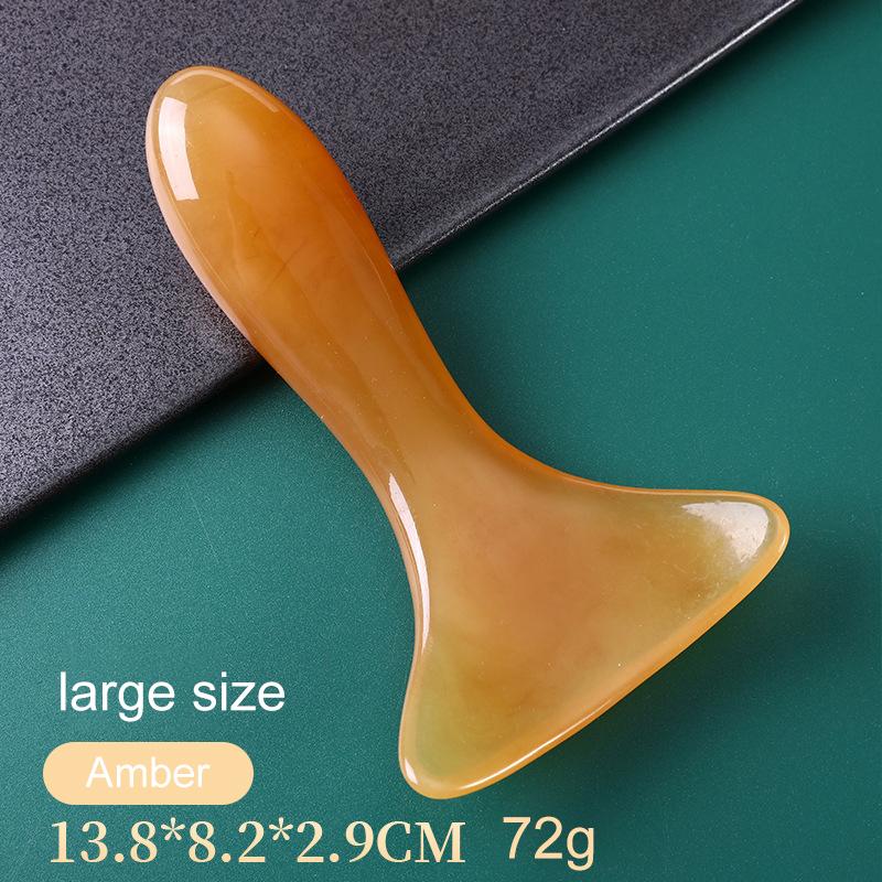 Resin Massager Scraping Arc Shovel Cervical Plate For Shoulder Leg Back Face Neck Skin Lifting Wrinkle Remover Beauty Care