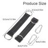 Schwerlast-Schwinggurt mit Karabiner Bruchfestigkeit Nylon Hängematten Gürtel für den Außenbereich