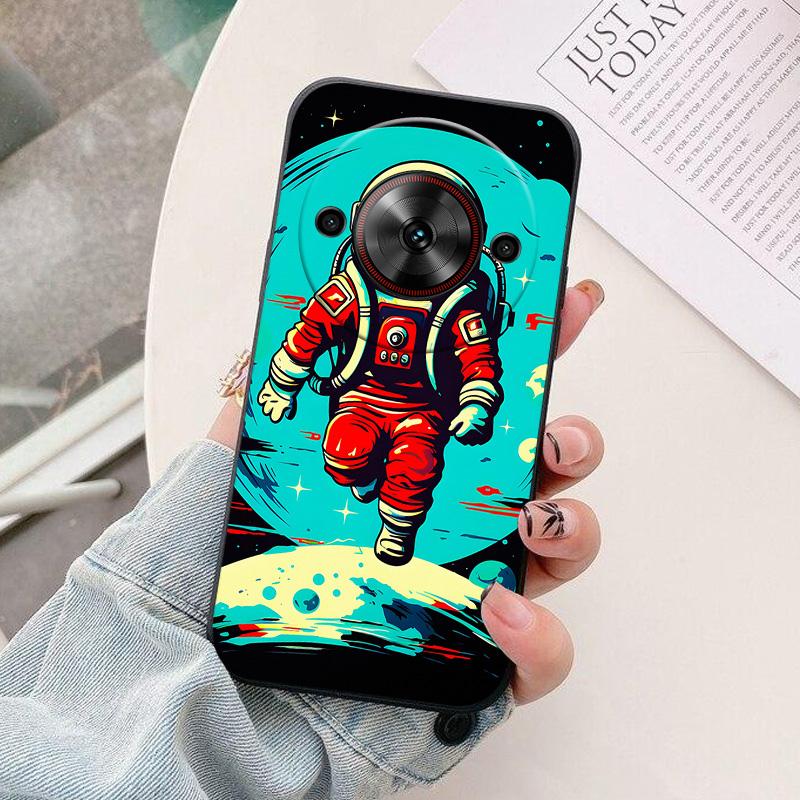 For ZTE Blade A75 5G Phone Case Astronaut Silicone Camera Protection Back Cover For ZTE BladeA75 5G Funda Colorful Coque A 75