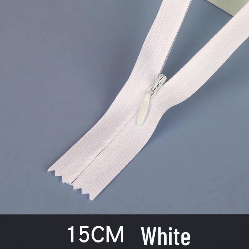 No. 3 Black & White Invisible Zipper Puller for Dress Pants, Skirts, and Duvet Covers - Anti-slip, Anti-opening Accessory.