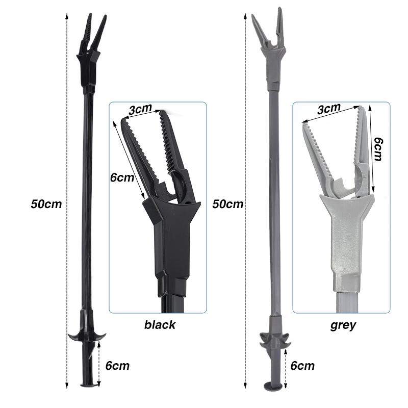 3pcs 50cm Fish Tank Straight Tweezer Plastic Tweezers Forceps Clip Fish Tank Cleaning Tool Plant Algae Pruning Tongs Clip Pliers