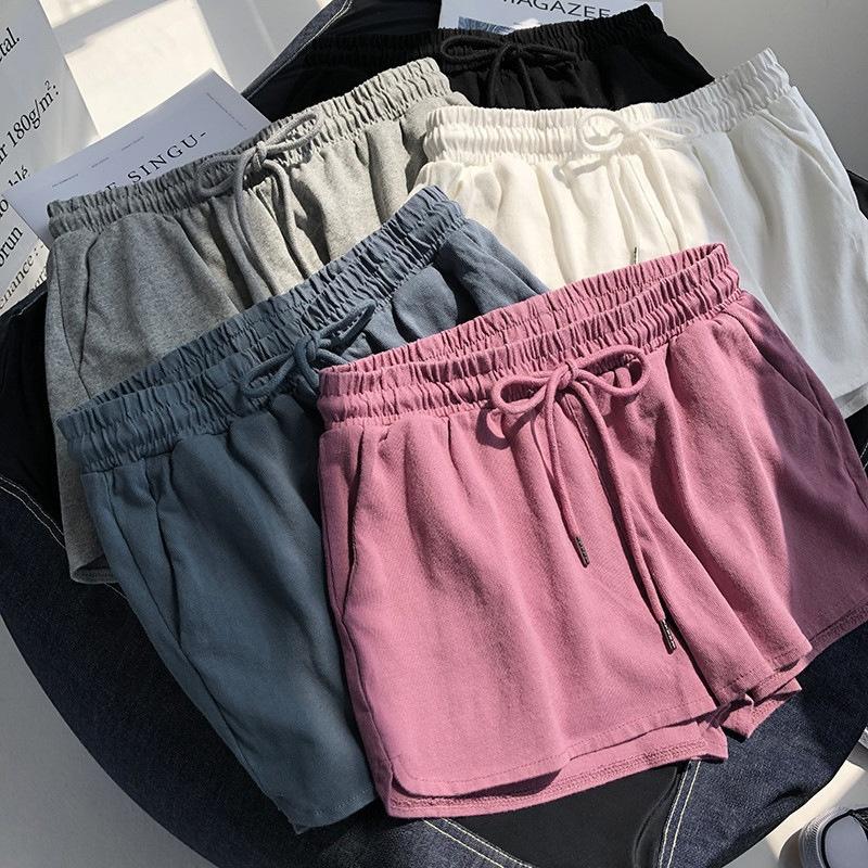Women Summer Casual Sweat Shorts Gym Sport Comfy Athletic Shorts Loose High Waist Sleeping Pants