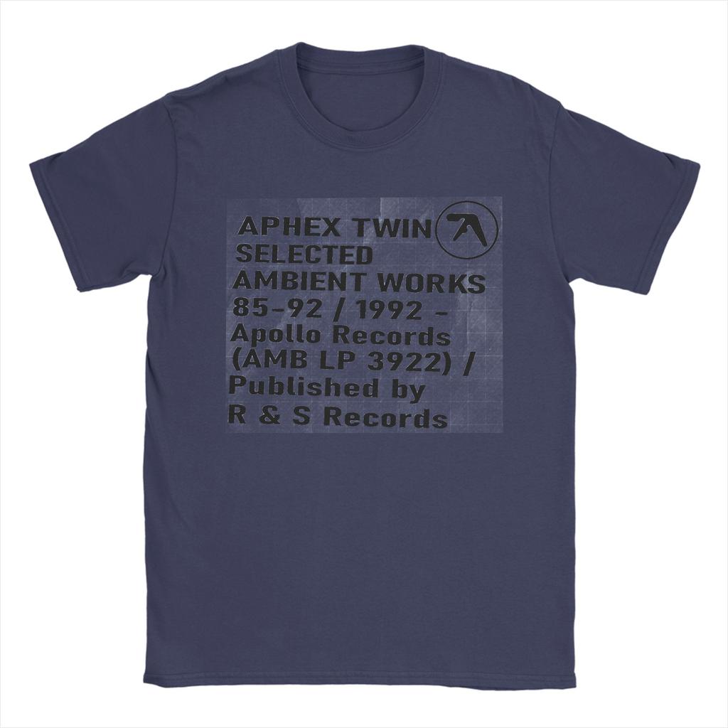 Aphex Twin T-Shirts Unisex Lustig 100% Baumwolle T-Shirts Rundhals Kurzarm T-Shirts Neuankunft Oberteile