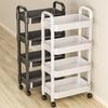 Compact Multi-Layer Trolley for Kitchen, Bedroom, or Bathroom Storage