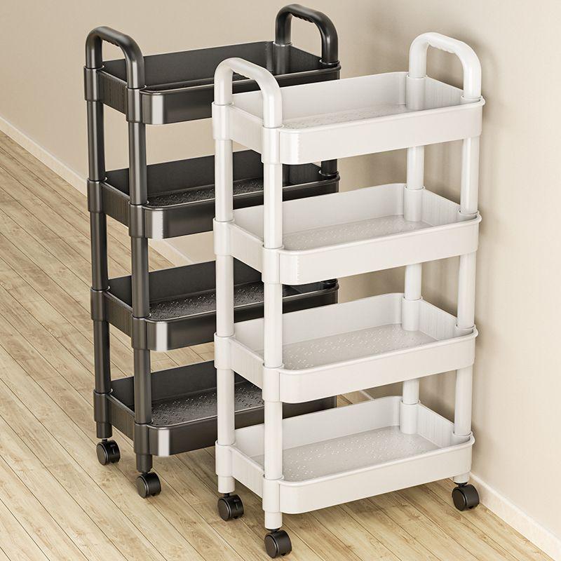 Compact Multi-Layer Trolley for Kitchen, Bedroom, or Bathroom Storage