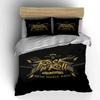 "Rock 'n' Roll text." Bedding sets Duvet cover sets Duvet covers Pillowcases(1 * Duvet Cover 2 * Pillowcases without duvet insert)