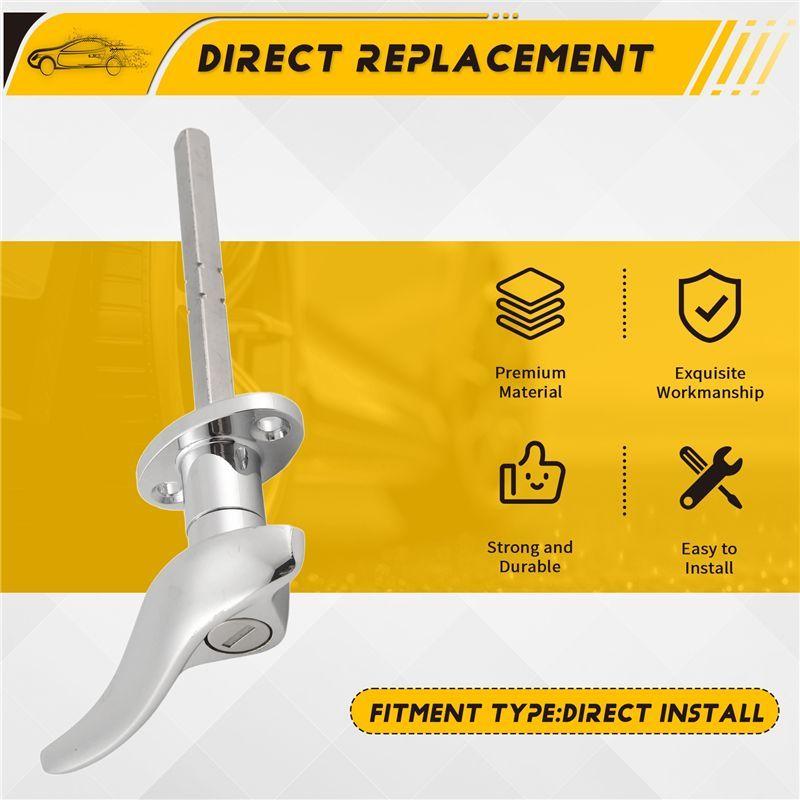 Durable-2Pcs Car Door Outside Locking Handles MATCHING LOCKS For Ford 1932 3-Window Coupe For Ford 1933 1934 Passenger Car