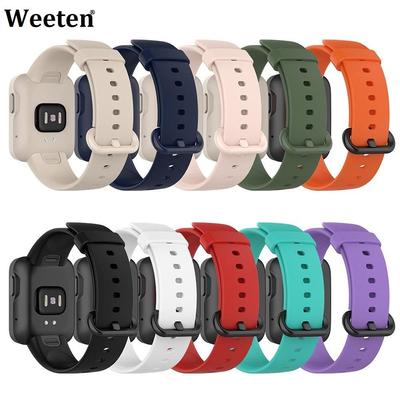 Replacement Silicone Watch Band Wrist Strap For Xiaomi Mi Watch Lite Redmi Watch 1 2 / 2 Lite / Mi Poco Watch Smart Watch Bracelet Accessories