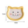 Adorable Ceramic Pet Bowl for Cats and Small Design, Easy to Clean