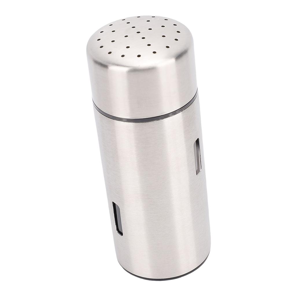 Kitchen Seasoning Can Multifunctional 304 Stainless Steel Seasoning Shaker Condiment Canister with Lid for Salt Sugar