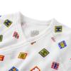 MIKI HOUSE Combi Baby Made In for Boys and Size Multicolor Undershirt, All-Over Print, 100% Cotton, Japan, Girls, Newborn, 40-2333-146, 50-60cm,