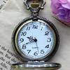 Cartoon Anime Theme Pirates Skull Pattern Quartz Pocket Watch Vintage with Pendant Necklace Men's and Children's Gift