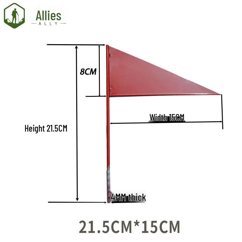 Ally Steel Triangular Flags